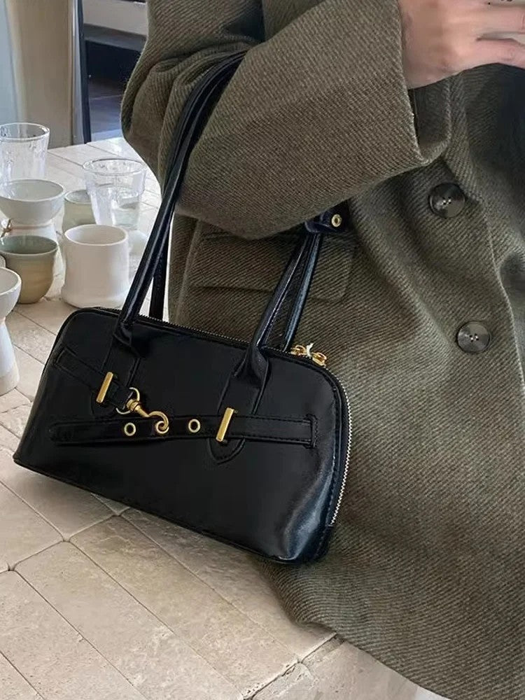 Bridle Buckle Shoulder Bag