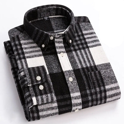 Rockwell Brushed Cotton Flannel Shirt