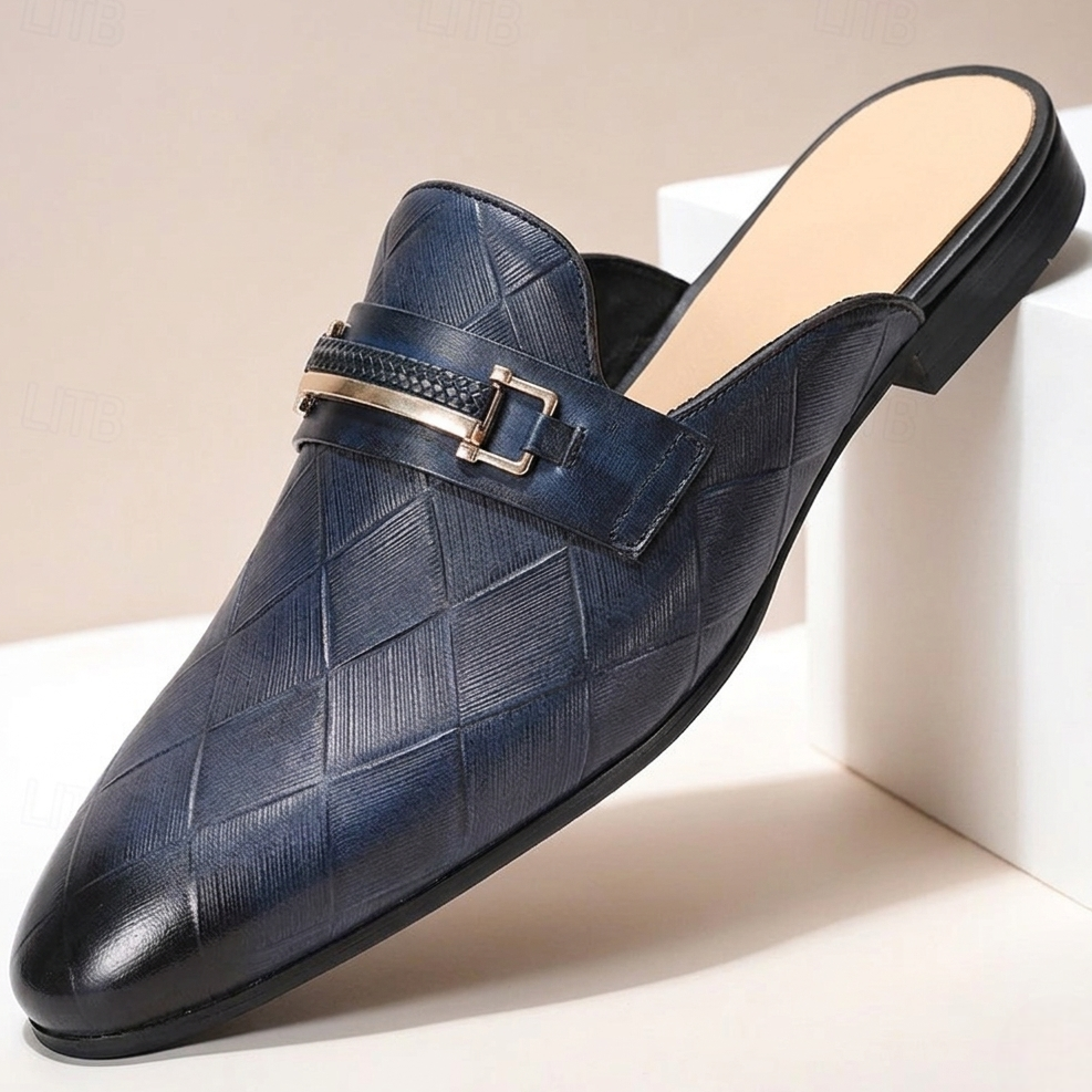 Tivaro Cowhide Leather Mules