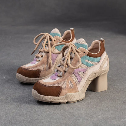 Patchina Colorblock Sport Heels