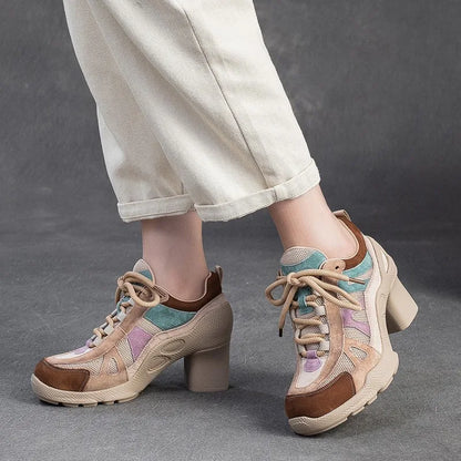 Patchina Colorblock Sport Heels