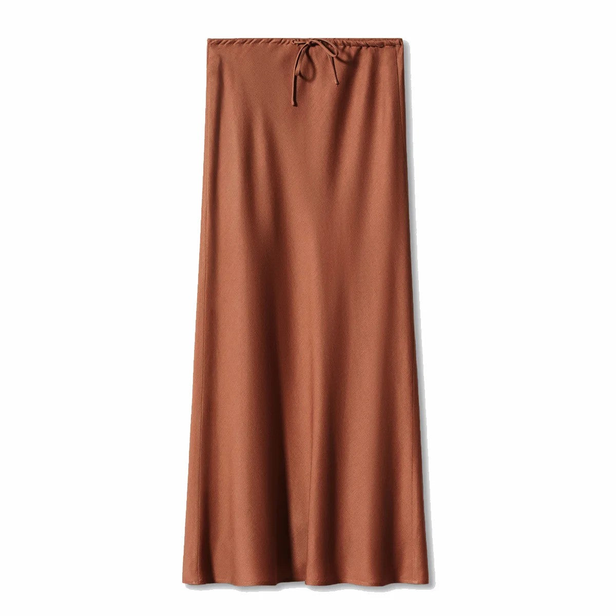 Ondine Drawstring Satin Skirt
