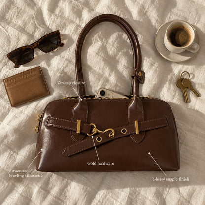 Bridle Buckle Shoulder Bag