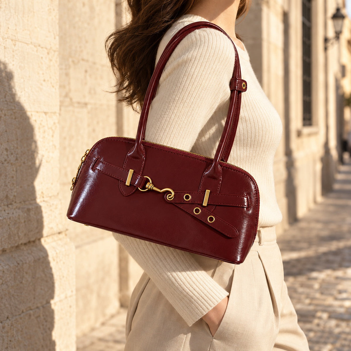 Bridle Buckle Shoulder Bag