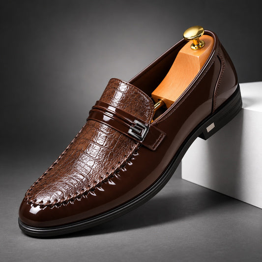 Marlon Croc Loafers