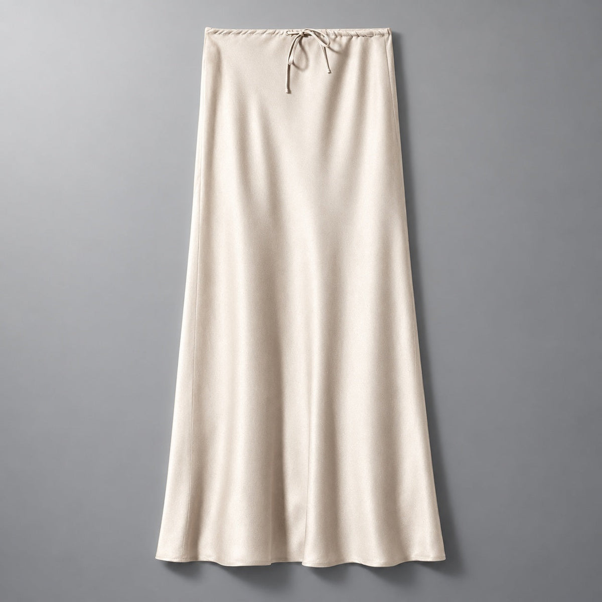 Ondine Drawstring Satin Skirt