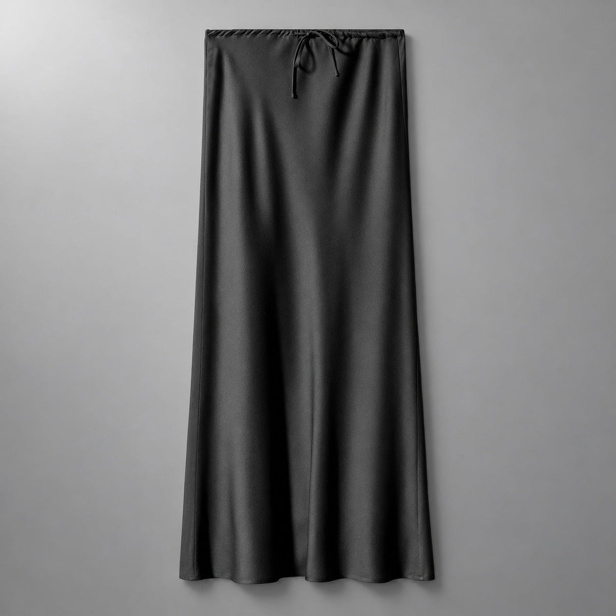 Ondine Drawstring Satin Skirt