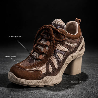 Patchina Colorblock Sport Heels