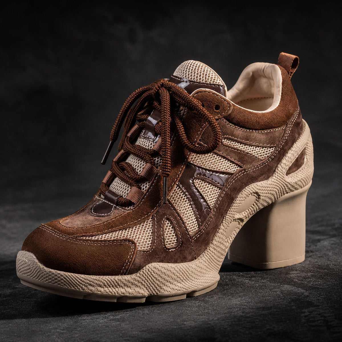 Patchina Colorblock Sport Heels
