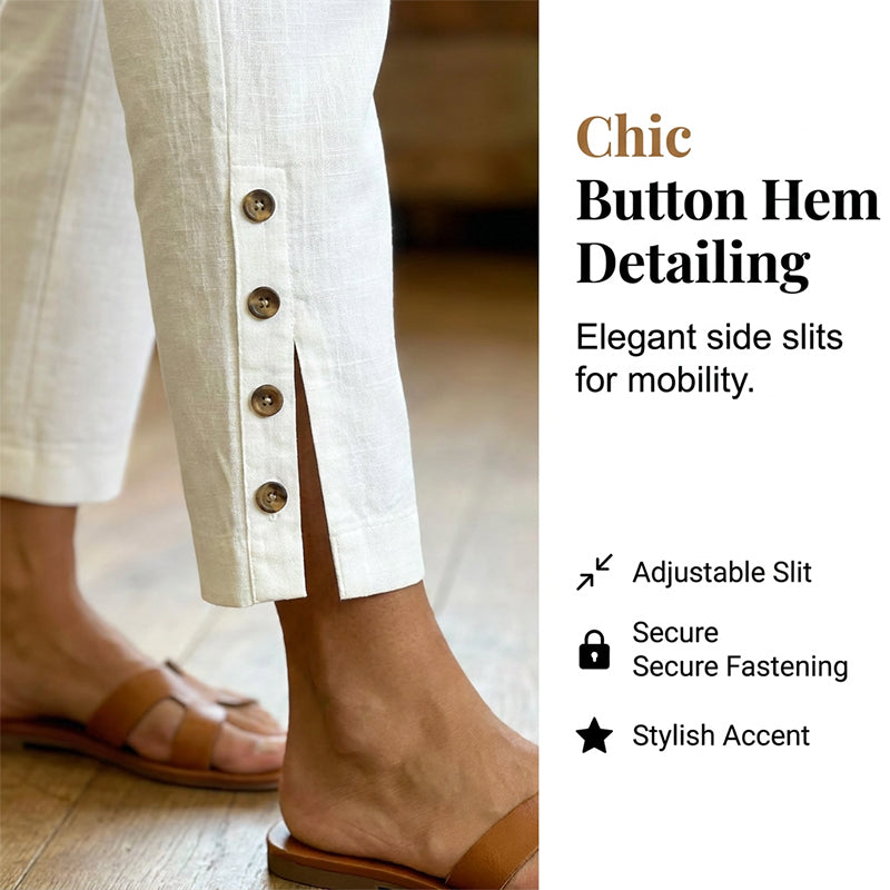 2026 Hot Sale 50% OFF Breathable Cropped Trousers with Pockets