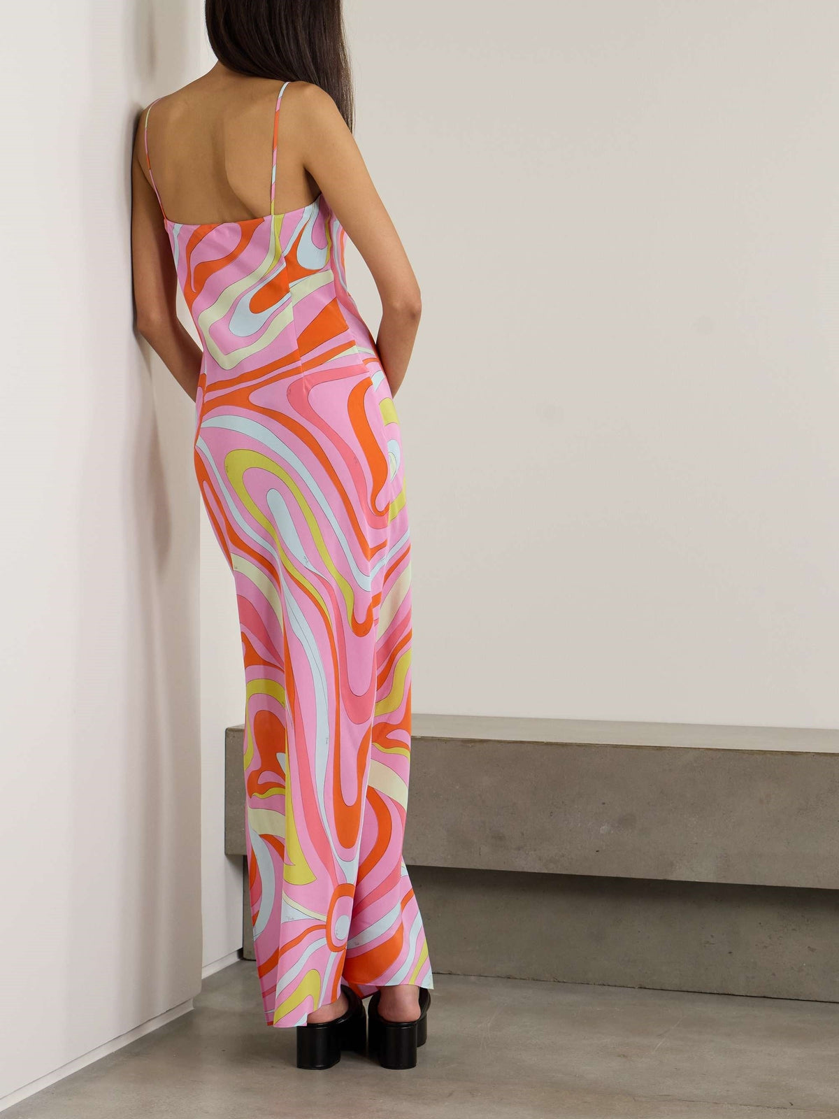 Signature Print Maxi Dress